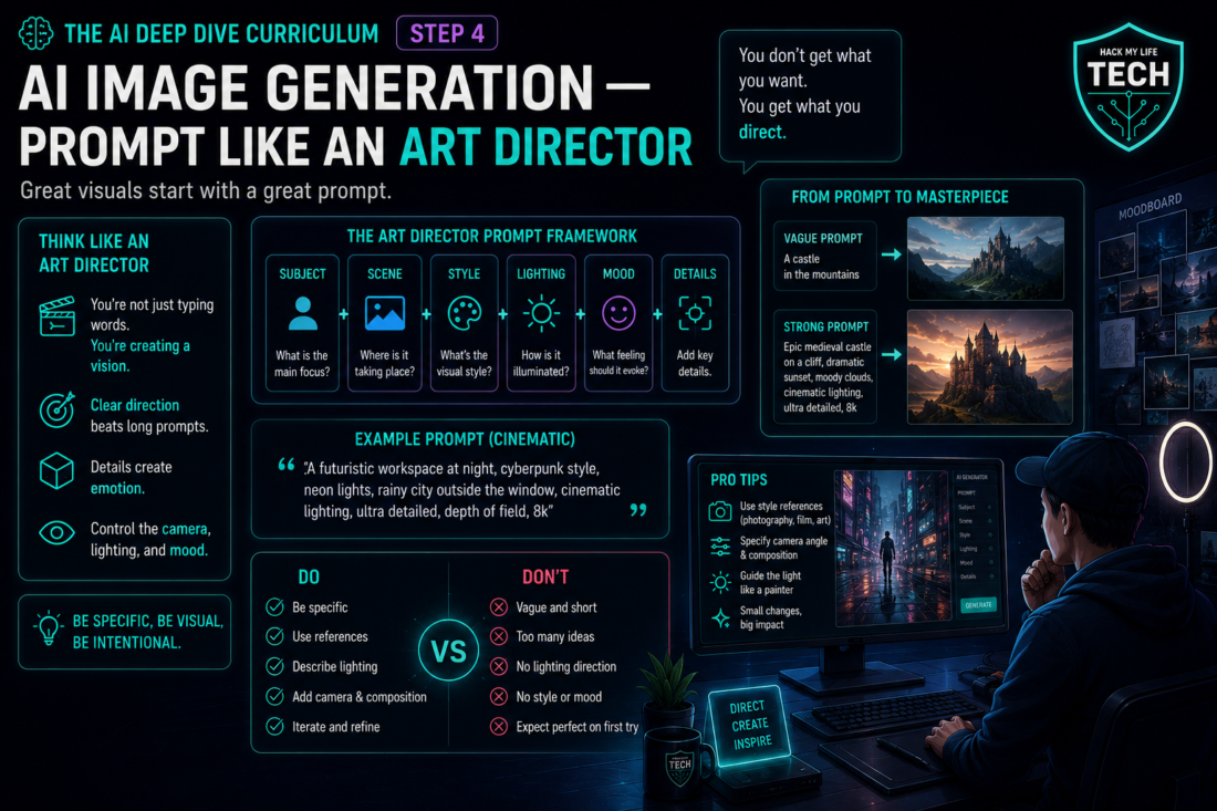 Step 4: AI Image Generation — Prompt Like an Art Director