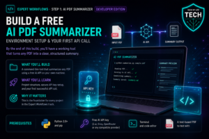 [Step 1-A-1/4] Build an AI PDF Summarizer — Environment Setup & Your First API Call (Developer Edition)