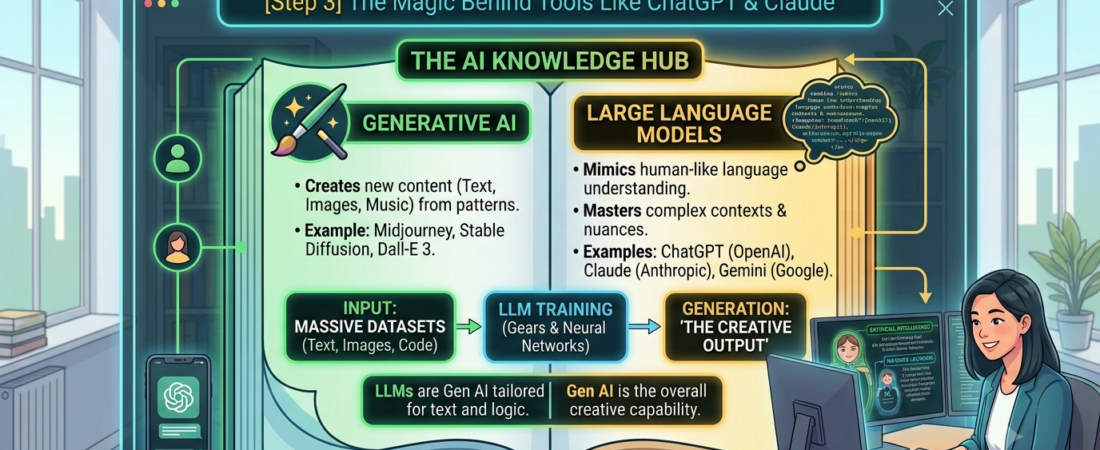 Step 3: Understanding Generative AI and Large Language Models (LLMs) Explained