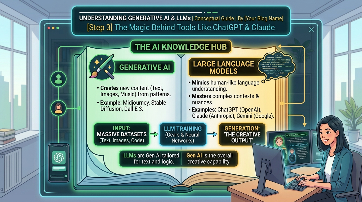 Step 3: Understanding Generative AI and Large Language Models (LLMs) Explained