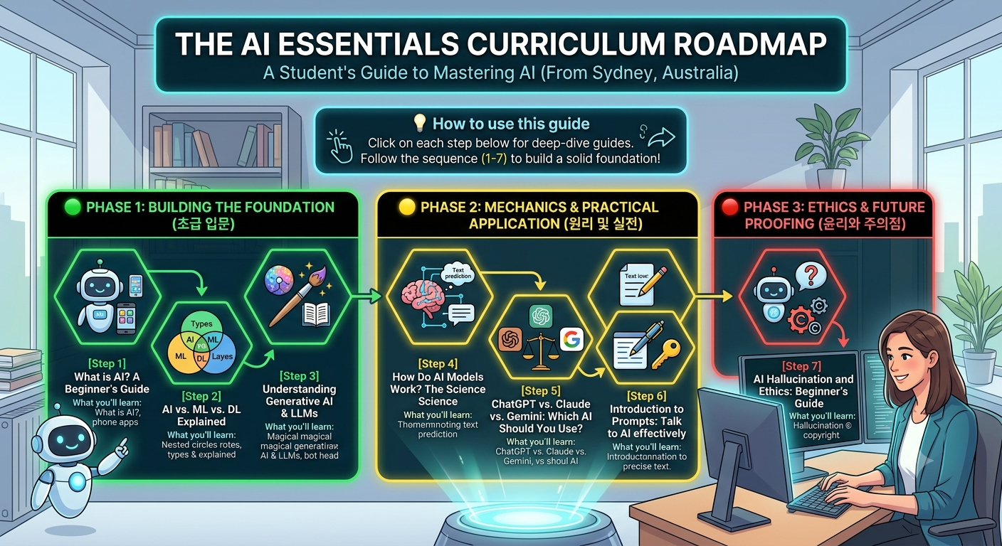 The AI Essentials 7 Guide Roadmap