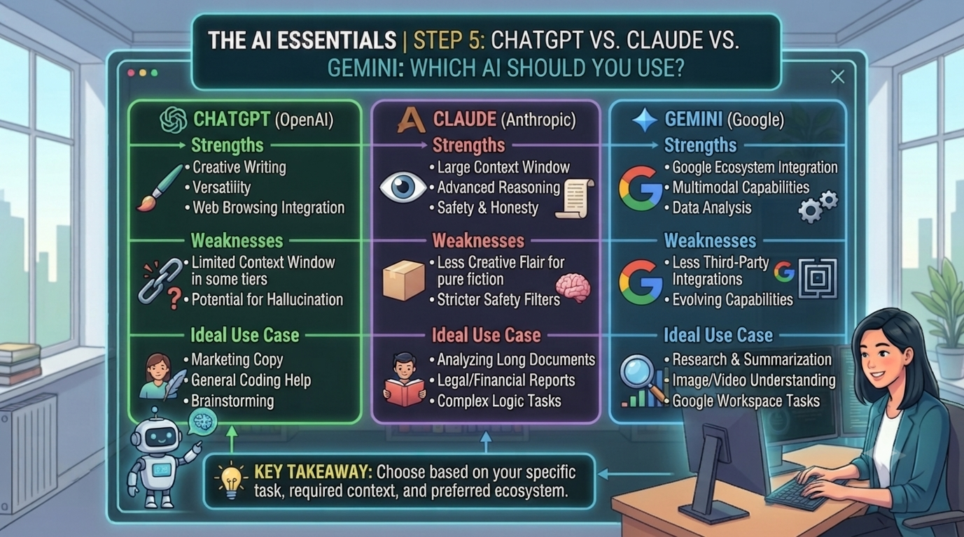 Step 5: ChatGPT vs. Claude vs. Gemini: Which AI Should You Use?