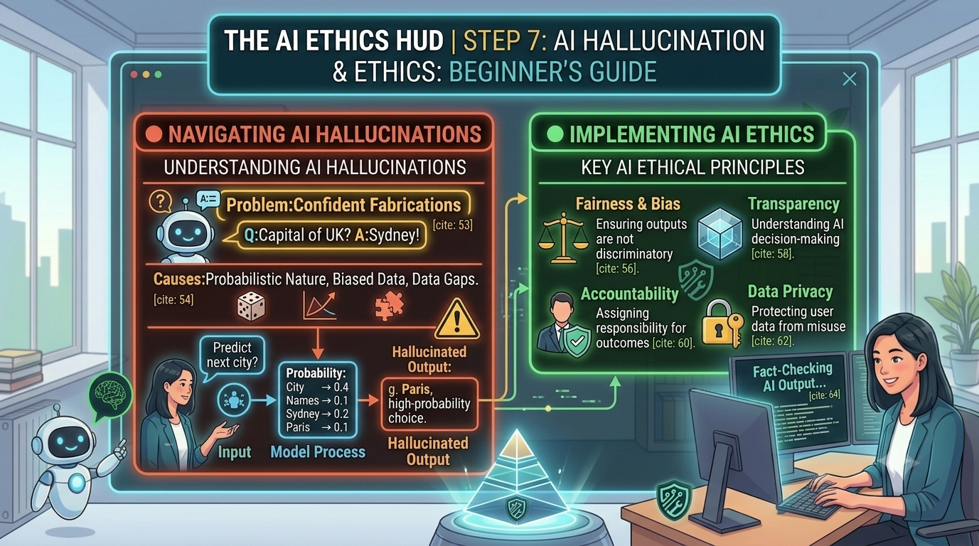 Step 7: AI Hallucination and Ethics: What Every Beginner Must Know