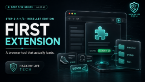 [Step 2-A-1/3] Your First Chrome Extension That Actually Loads — For Your Side Hustle (Reseller Edition)