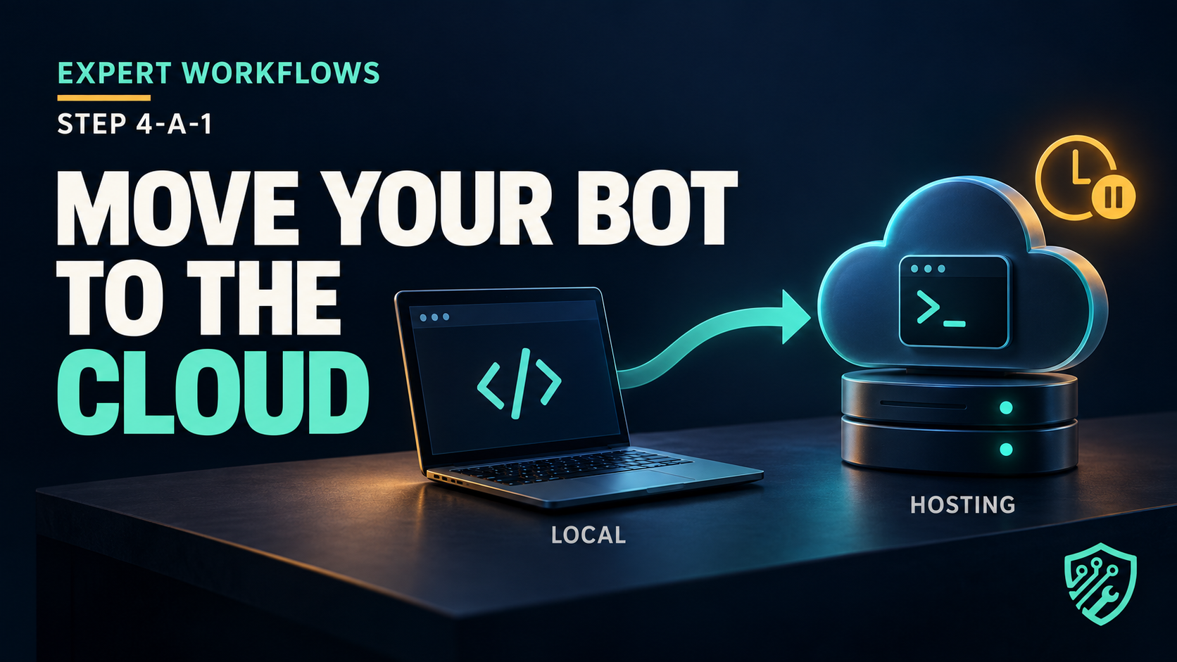 [Step 4-A-1/3] Getting Your Bot Off Your Laptop — Free Cloud Hosting, Explained (Office Worker Edition)